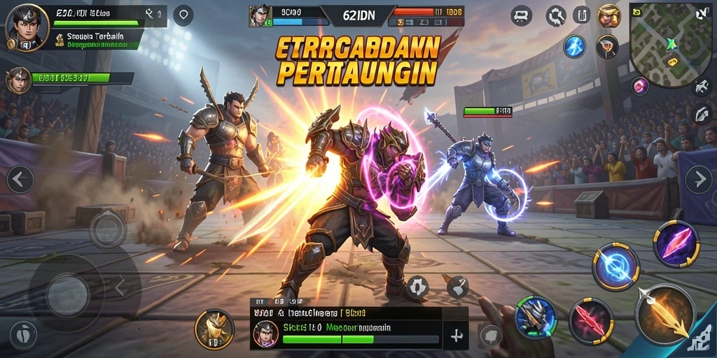 Tampilan screenshot gameplay 62IDN yang penuh strategi dan aksi.