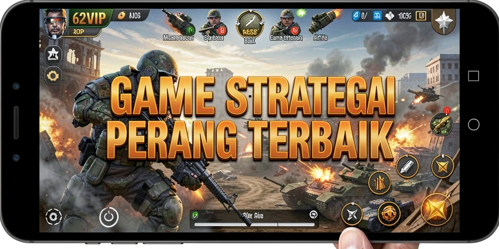 Tampilan gameplay menarik dari 62VIP dengan strategi SLG yang mendebarkan.