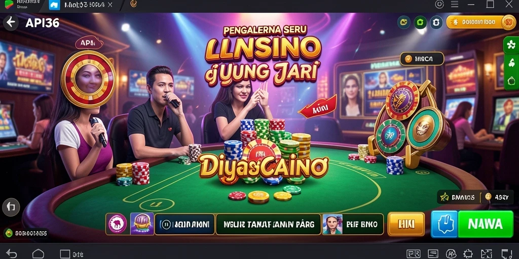 Gameplay Live Casino API36 yang mendebarkan dengan dealer profesional.