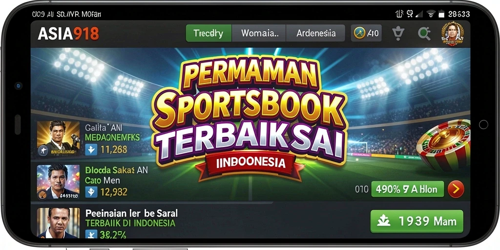 Tampilan gameplay Sportsbook ASIA918 yang menarik dan informatif.