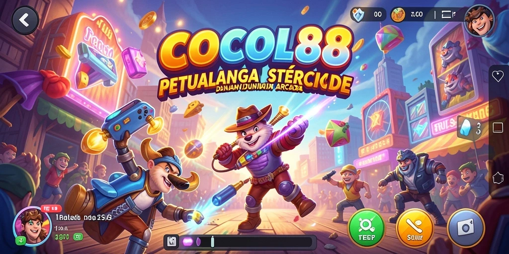 Screenshot menunjukkan gameplay seru COCOL88 dengan aksi mendebarkan.