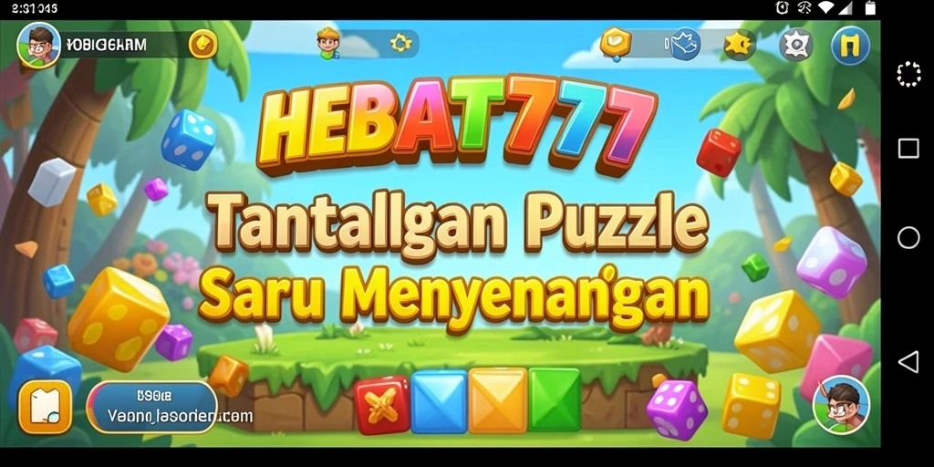 Tampilan gameplay HEBAT777 yang penuh warna dan menantang.
