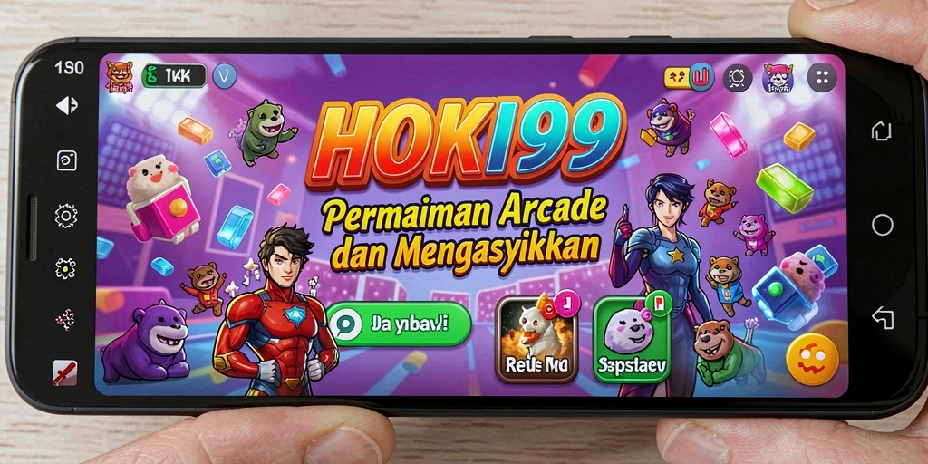 Screenshot HOKI99 menampilkan aksi gameplay Arcade yang seru.