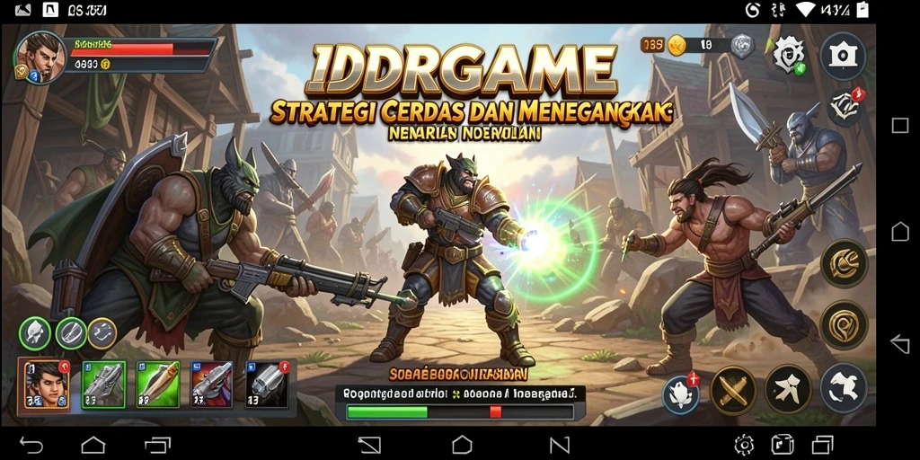 Tampilan layar gameplay menegangkan saat merencanakan strategi melawan musuh.