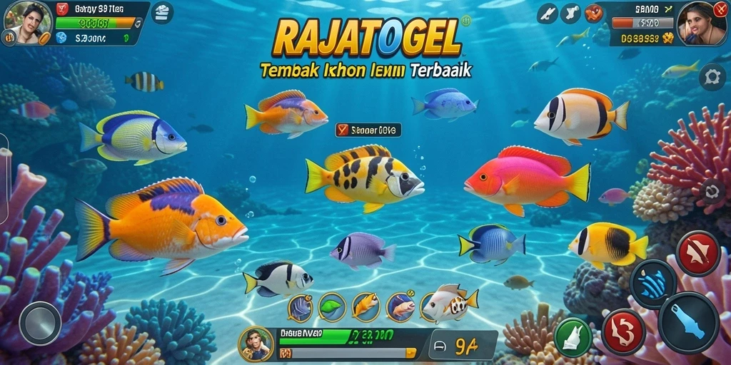 Gameplay seru RAJATOGEL saat menangkap ikan dengan strategi tepat.