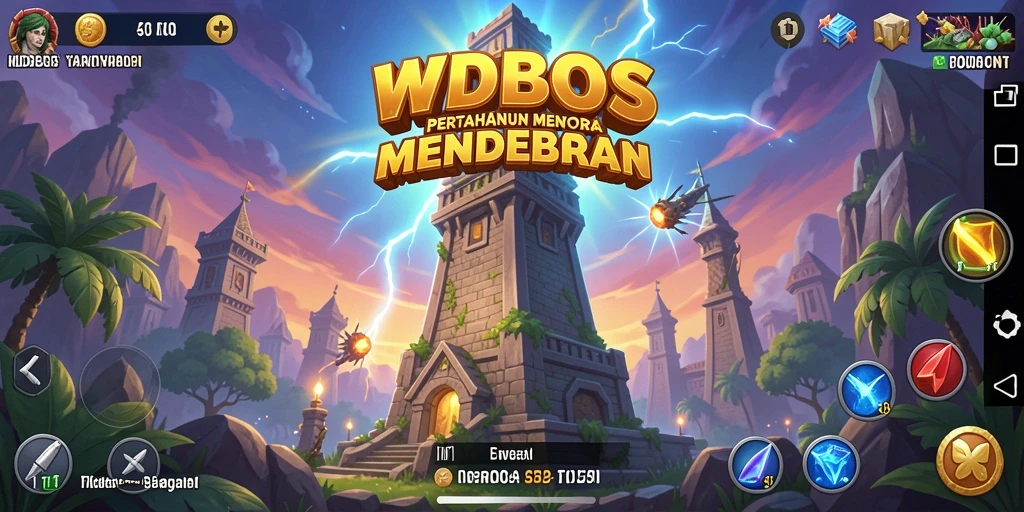 Tampilan gameplay mengasyikkan dari WDBOS yang penuh strategi.